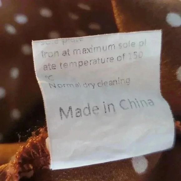 Exlura Polka Dot Pleated Midi Skirt w/ Pockets sz M - Picture 9 of 9